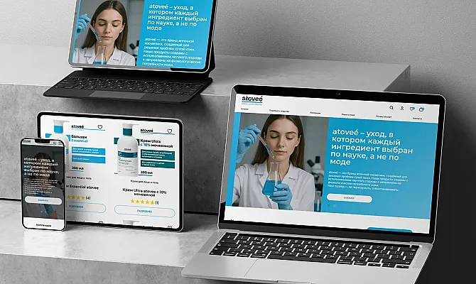Кейс разработки сайта atovee