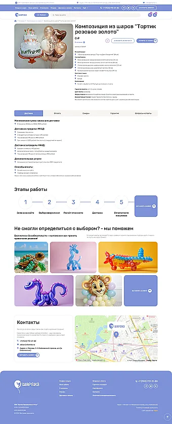 Картинка слайда Карточка товара