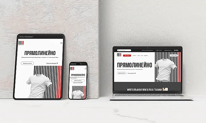 Кейс разработки сайта Прямолинейно